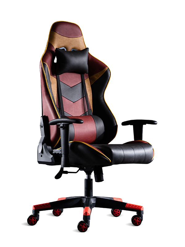 レトロ PU レザーゲーミングチェアレーシングチェアゲーマーオフィスコンピュータチェア用 