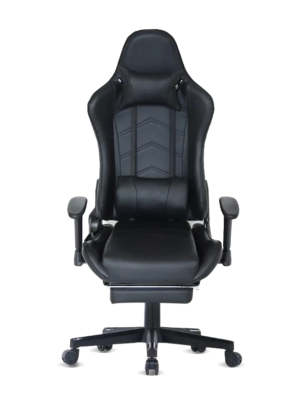 2021 オフィス家具調節可能なブラックレザーゲーミングチェア 