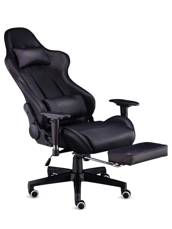 熱い販売良質 PU PVC レーシング マッサージ黒と赤のゲーミングチェア 