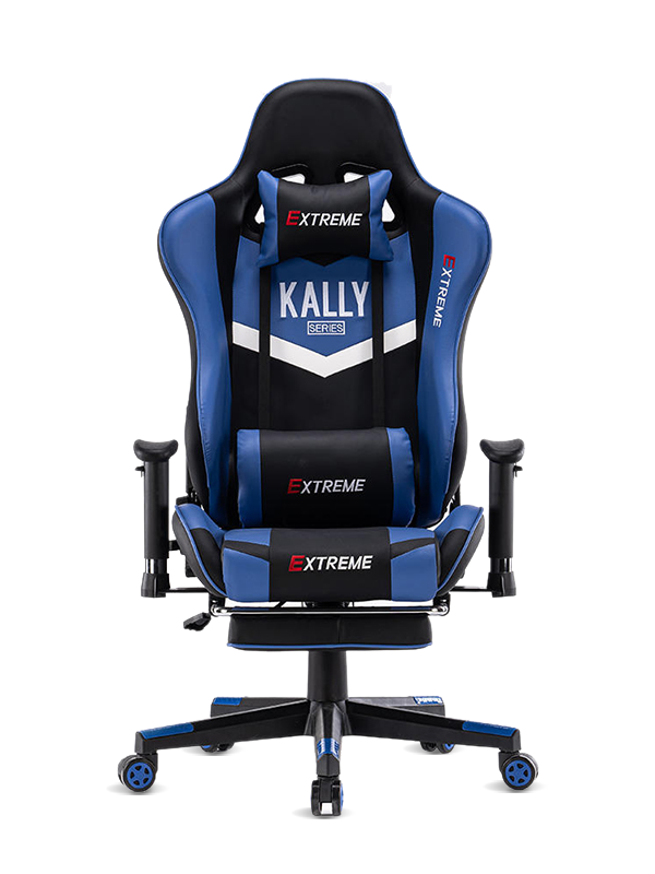 背中と首のサポートを備えたモダンな商業家具レーシングゲーミングチェア 